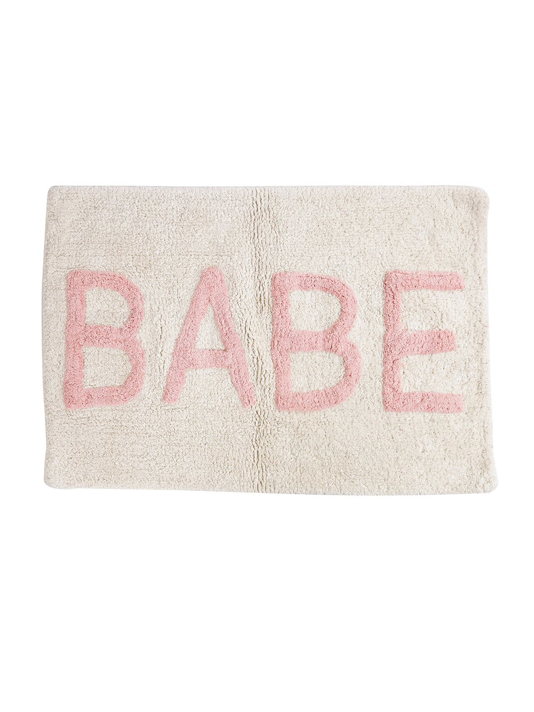 BABE Bath Mat for new year gift Hand Tufted Cotton Bath Rug