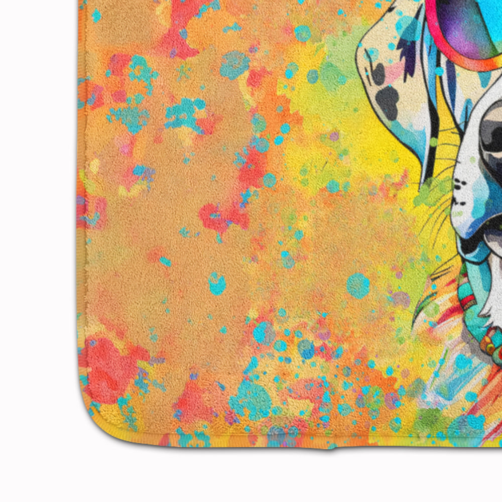 Dalmatian Hippie Dawg Memory Foam Kitchen Mat Machine Washable Anti-Fatigue Mat Cushion Comfort Bath Mat or Kitchen Rug